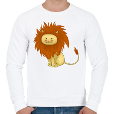 PRINTFASHION Kis oroszlán - Férfi pulóver - Fehér női pulóver, kardigán