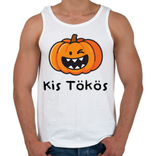 PRINTFASHION Kis tökös - Férfi atléta - Fehér atléta, trikó