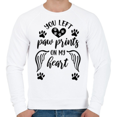 PRINTFASHION Kisállat emlék - Férfi pulóver - Fehér