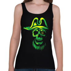 PRINTFASHION Kísértet kalóz - Női atléta - Fekete