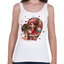 PRINTFASHION Kislány ajándékokkal - Női atléta - Fehér női trikó