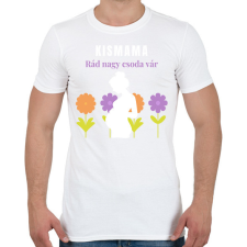 PRINTFASHION Kismama - Férfi póló - Fehér férfi póló