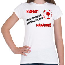 PRINTFASHION Kispesti drukker - Női póló - Fehér