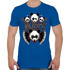 PRINTFASHION KISS - Férfi póló - Királykék férfi póló