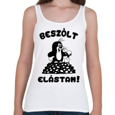 PRINTFASHION Kisvakond - Beszólt, elástam! - Női atléta - Fehér