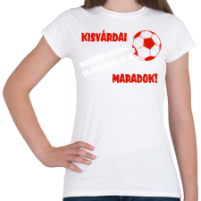 PRINTFASHION Kisvárdai drukker - Női póló - Fehér női póló