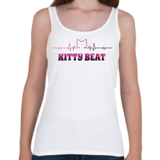 PRINTFASHION KITTY BEAT - Női atléta - Fehér