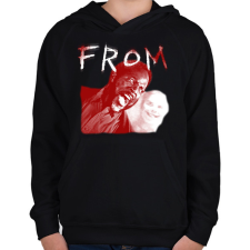 PRINTFASHION Kiút - Gyerek kapucnis pulóver - Fekete gyerek pulóver, kardigán