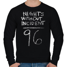 PRINTFASHION Kiut Nights without incident - Férfi pulóver - Fekete férfi pulóver, kardigán