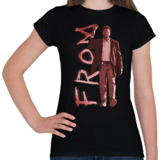 PRINTFASHION Kiút Sorozat - Női póló - Fekete