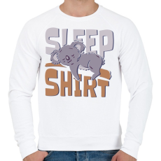 PRINTFASHION Koala - alvós póló - Férfi pulóver - Fehér