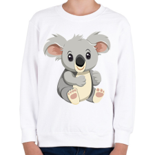 PRINTFASHION Koala maci - Gyerek pulóver - Fehér gyerek pulóver, kardigán