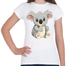 PRINTFASHION Koala maci - Női póló - Fehér