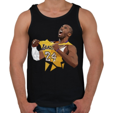 PRINTFASHION Kobe 24 Bryant - Férfi atléta - Fekete