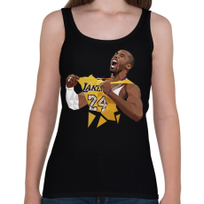PRINTFASHION Kobe 24 Bryant - Női atléta - Fekete