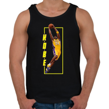 PRINTFASHION KOBE 24 - Férfi atléta - Fekete atléta, trikó