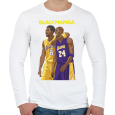PRINTFASHION Kobe 8-24 - Férfi hosszú ujjú póló - Fehér