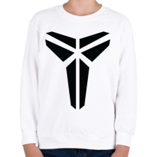 PRINTFASHION Kobe Bryant logo - Gyerek pulóver - Fehér gyerek pulóver, kardigán