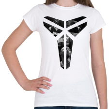 PRINTFASHION Kobe Bryant logo - Női póló - Fehér női póló