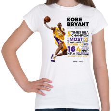 PRINTFASHION Kobe Bryant - Női póló - Fehér