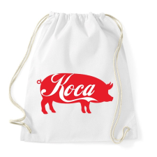 PRINTFASHION Koca kóla - Sportzsák, Tornazsák - Fehér tornazsák