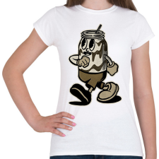 PRINTFASHION Kóla - Női póló - Fehér női póló