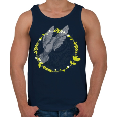 PRINTFASHION Kolibri madár - Férfi atléta - Sötétkék