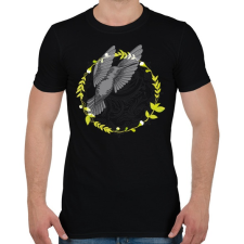 PRINTFASHION Kolibri madár - Férfi póló - Fekete férfi póló