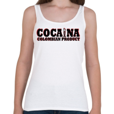 PRINTFASHION Kolumbiai Termék - Női atléta - Fehér női trikó