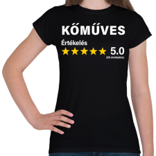 PRINTFASHION Kőműves Értékelés ***** 5.0 (69 értékelés) - Női póló - Fekete női póló