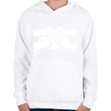 PRINTFASHION Kőműves - Gyerek kapucnis pulóver - Fehér gyerek pulóver, kardigán