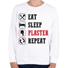 PRINTFASHION Kőműves - Gyerek pulóver - Fehér