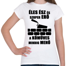PRINTFASHION komuves meno - Női póló - Fehér női póló