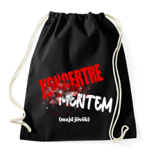 PRINTFASHION Koncertre mentem (majd jövök) - Sportzsák, Tornazsák - Fekete tornazsák