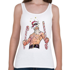 PRINTFASHION Kondi Miklós - Női atléta - Fehér női trikó