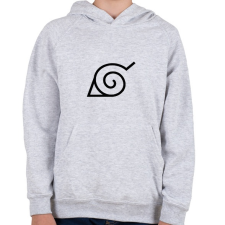 PRINTFASHION Konoha - Gyerek kapucnis pulóver - Sport szürke gyerek pulóver, kardigán