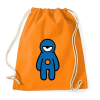 PRINTFASHION Kontraszt Küklopsz (kék) - Sportzsák, Tornazsák - Narancssárga
