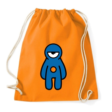 PRINTFASHION Kontraszt Küklopsz (kék) - Sportzsák, Tornazsák - Narancssárga tornazsák