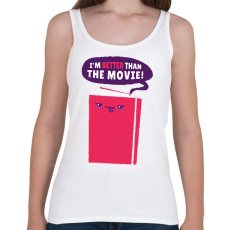 PRINTFASHION Könyv - Női atléta - Fehér