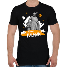 PRINTFASHION Könyves Kálmán - Férfi póló - Fekete