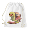 PRINTFASHION Könyvkukac - Sportzsák, Tornazsák - Fehér