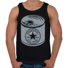 PRINTFASHION konzerv converse - Férfi atléta - Fekete