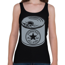 PRINTFASHION konzerv converse - Női atléta - Fekete női trikó