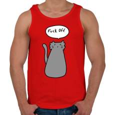 PRINTFASHION Kopj le!  - Férfi atléta - Piros