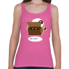 PRINTFASHION Kopj le! - Női atléta - Rózsaszín