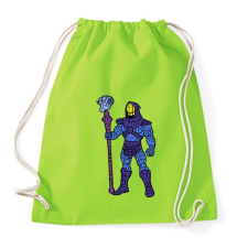 PRINTFASHION Koponya arc - Sportzsák, Tornazsák - Limezöld tornazsák