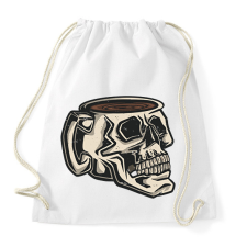 PRINTFASHION Koponya bögre - Sportzsák, Tornazsák - Fehér tornazsák