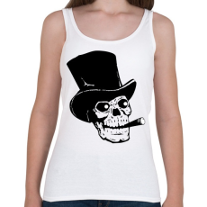 PRINTFASHION Koponya - Női atléta - Fehér