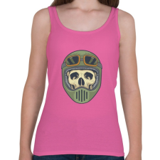 PRINTFASHION koponya sisak - Női atléta - Rózsaszín női trikó