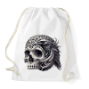 PRINTFASHION Koponya - Sportzsák, Tornazsák - Fehér